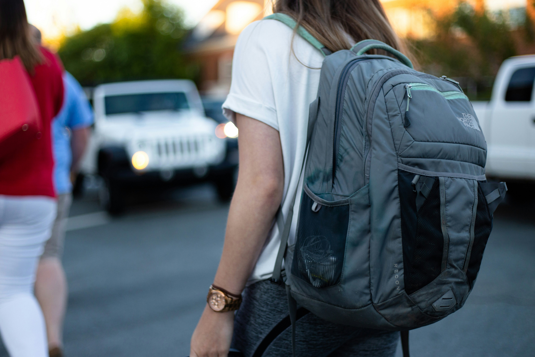 Reißverschluss an einem Rucksack