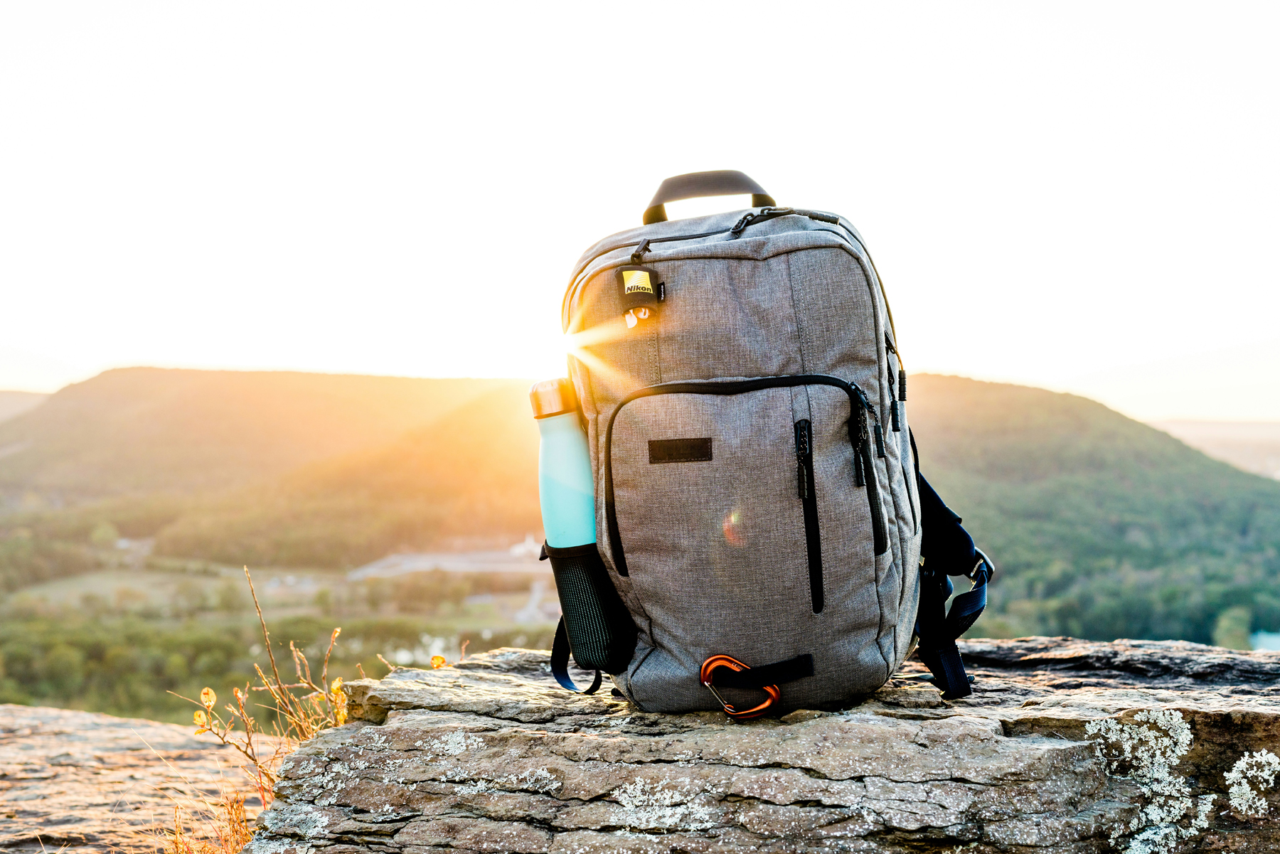Rucksack wird gereinigt